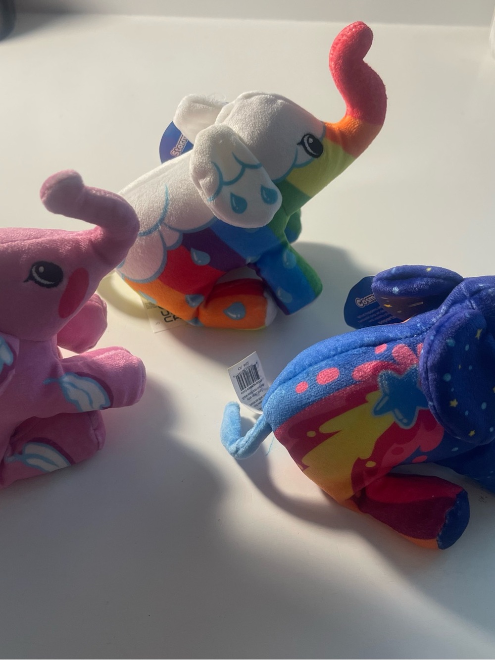 Cloud Island Rainbow Plush Elephant - Multicolor Kids Toy